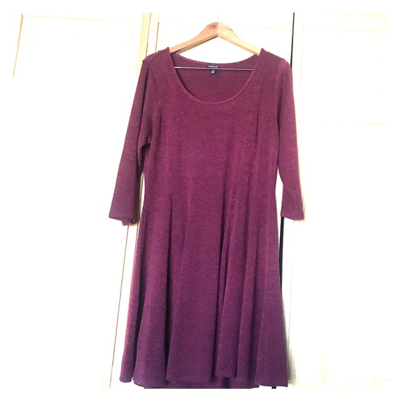 Hacci Knit Fluted Skater Dress - Picture 3 of 6